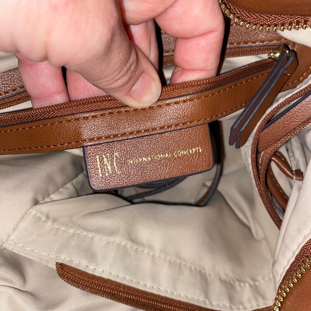 INC International Concepts Brown Tote Bag - Picture 9 of 9
